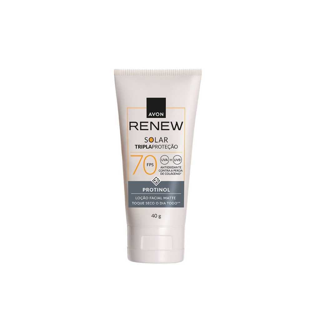 Renew Solar FPS 70 com Protinol - Avon 40g
