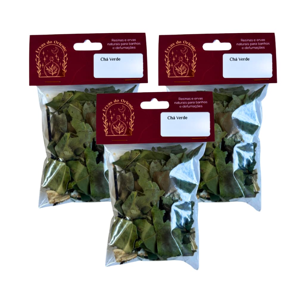 Chá Verde Nacional - 100% Orgânico e Saudável - Ervas SELECIONADAS - Chá Natural