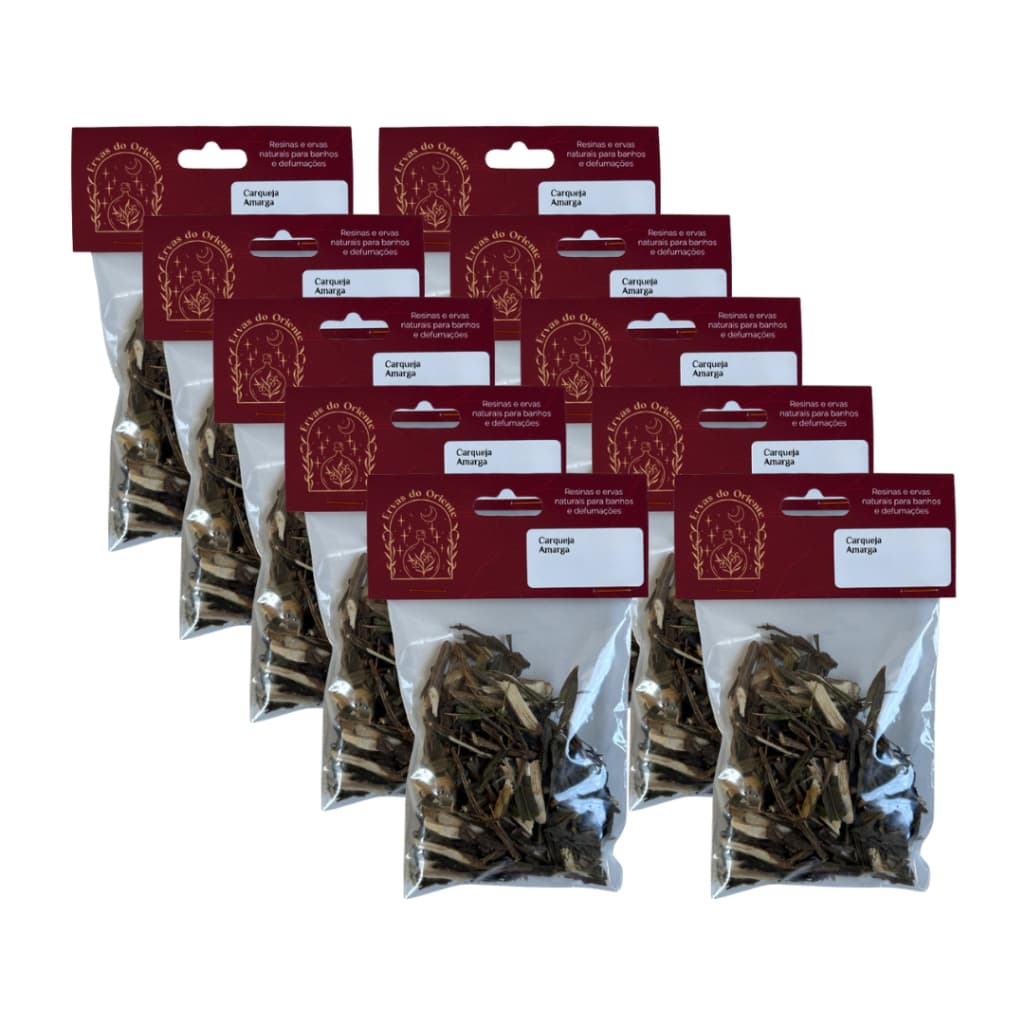 Kit 10 Chá Carqueja Amarga - 100% Orgânico - Sem Misturas - Chá Natural