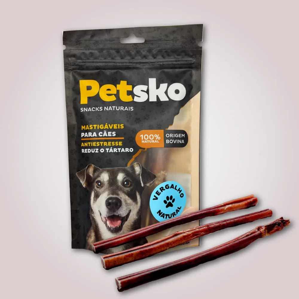 Petisco PetSko Capa Vergalho Natural 5 UND