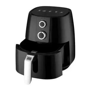 Fritadeira Airfryer Elétrica Com Timer 4,5L Preto 127V ou 220V Frita Sem Oleo a Vapor + Saudável