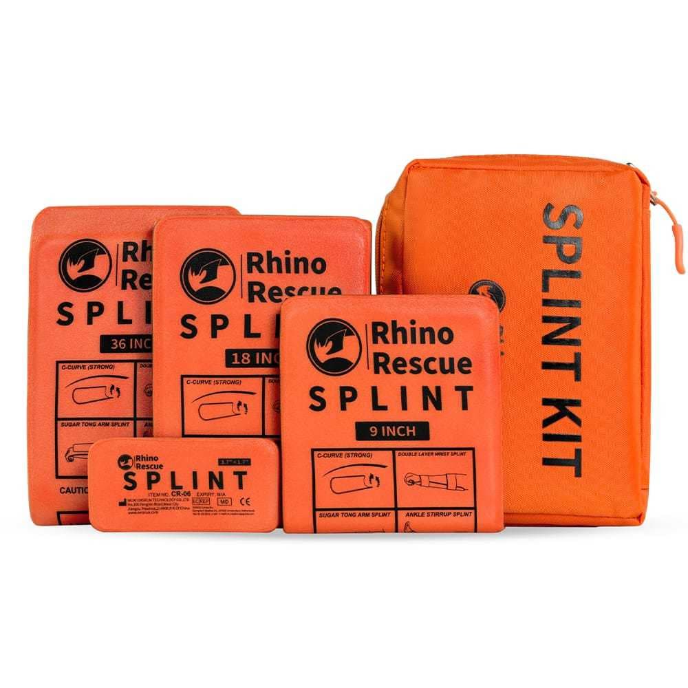 Talas SPLINT KIT RHINO RESCUE – Talas moldáveis de alumínio para fraturas em primeiros socorros.