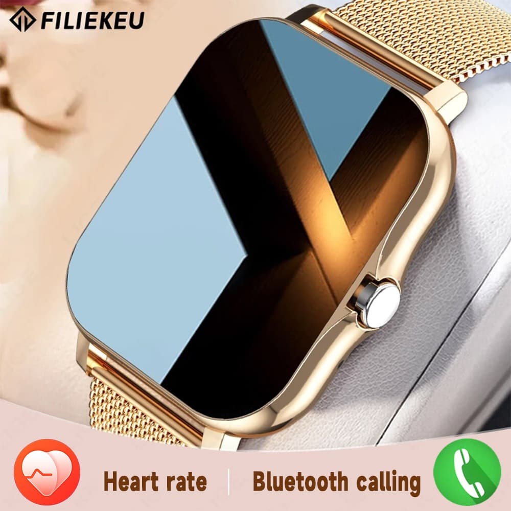 FLK Relógio smartwatch Chamadas Bluetooth à prova d'água esportes fitness smartwatch relogio