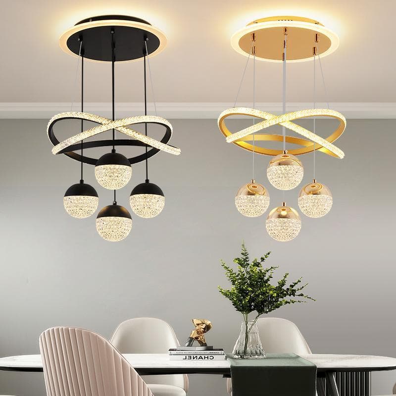 (110V/220V) Lustre LED Moderno Pendente 3 Cores/Luminária de teto LED/luminária pendente moderna e minimalista -O15/O16