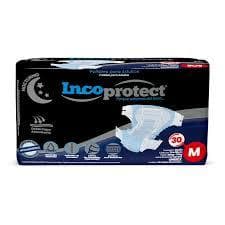 1,5 LITROS DE ABSORÇÃO, TOQUE DE ALGODAO FRALDA ADULTO NOTURNA INCOPROTECT COM 30 UNIDADES EM TODOS OS TAMANHOS