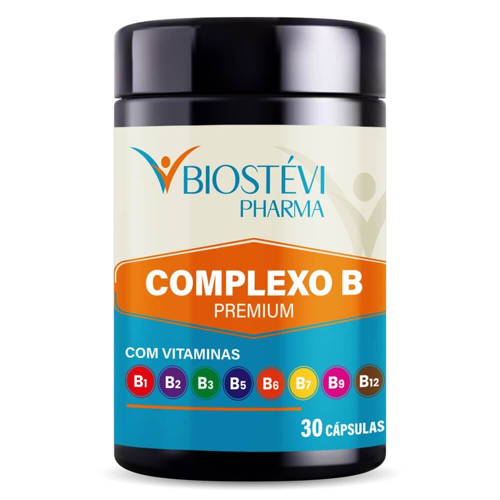 Complexo B Premium 30 Cápsulas Vitamina B12 + Vitamina B6 + Vitamina B1 + Associações