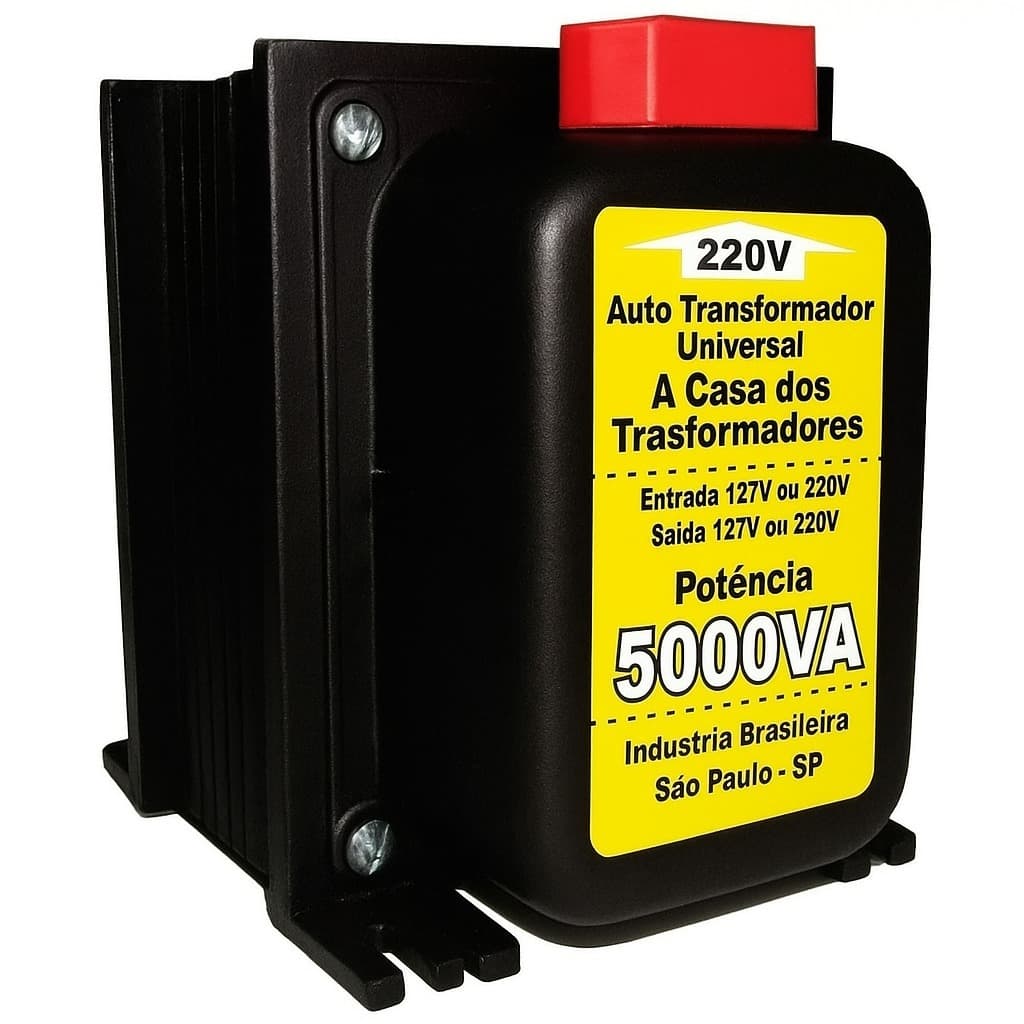 Auto Transformador 5000VA TOMADAS [110 para 220 e/ou 220 para 110]