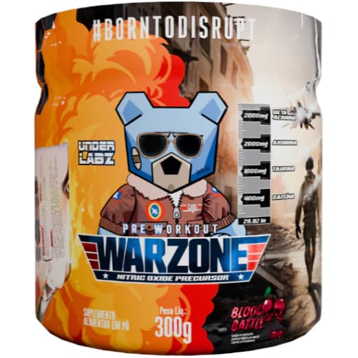 PRÉ-TREINO WARZONE 150G - UNDER LABZ BLOOD BATTLE