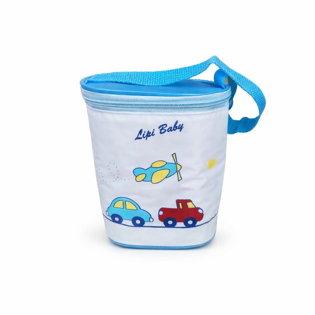Porta Mamadeira Térmico Bebê Duplo Isolado Com Alça Lipi Baby