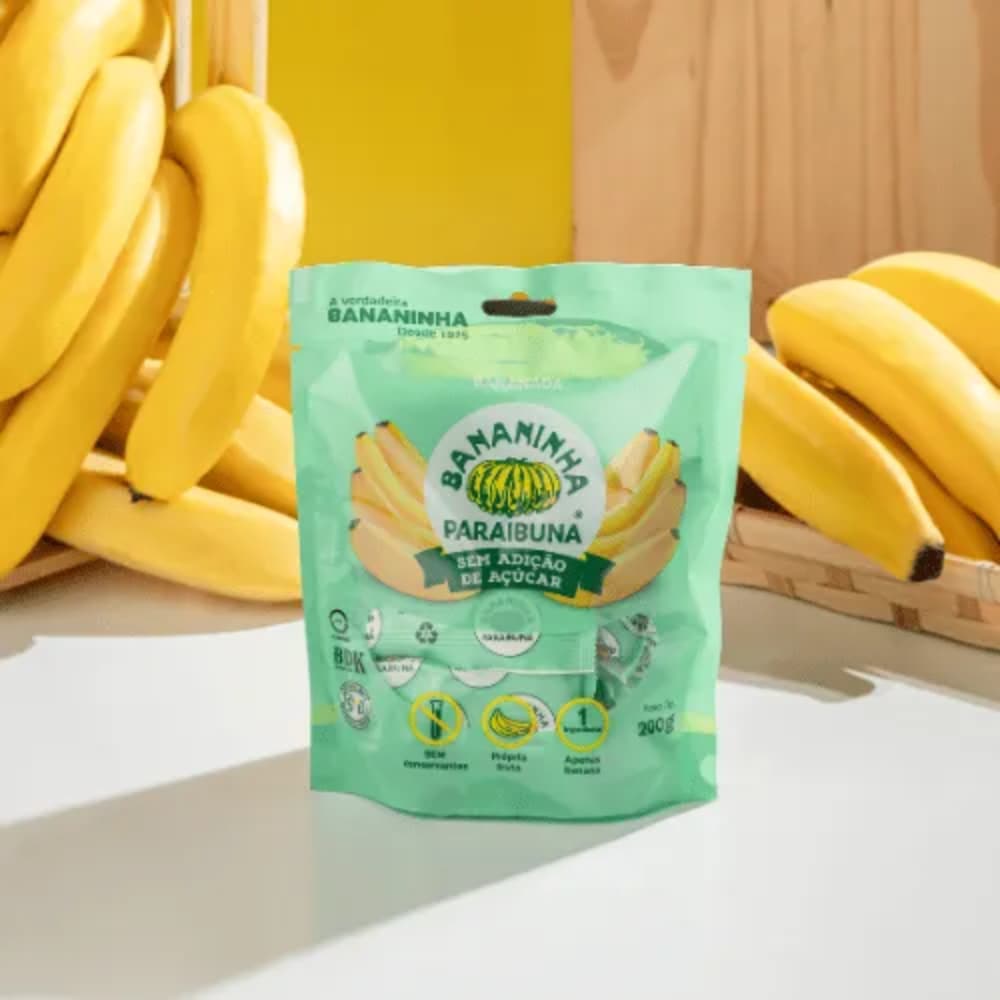 Bananinha Paraibuna 400g Sem Açúcar – Doce de Banana Saudável e Natural