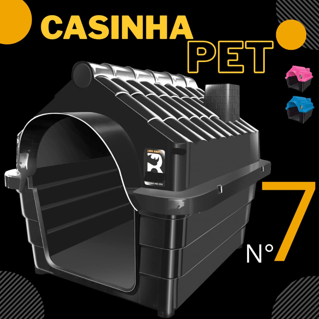 Casinha Cachorro Plástica Desmontável N7 Casa Pet Porte Grande