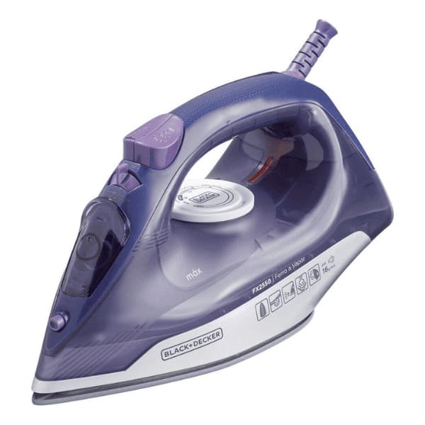 Ferro de Passar a Vapor Black+Decker FX2550 Base Ceramic Gliss