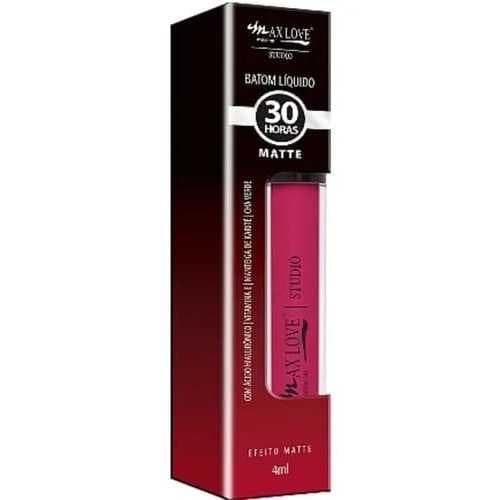 Batom Líquido Matte Nude Max Love Love 30h – Alta Fixação e Efeito Matte 4ml