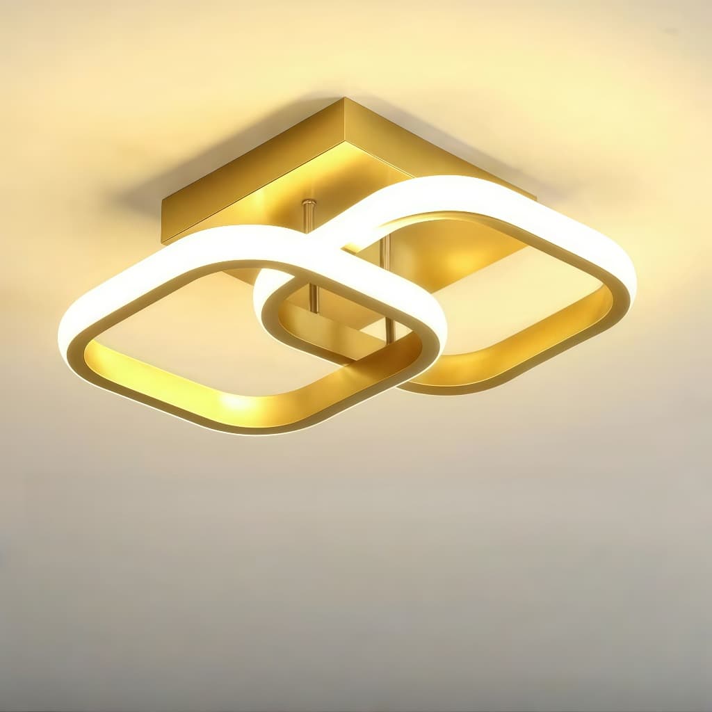 Luminária De Teto Led Bivolt 3 Cores Decoração Minimalista Moderno Pendente Lustre Plafon para Sala Quarto Ceiling Light