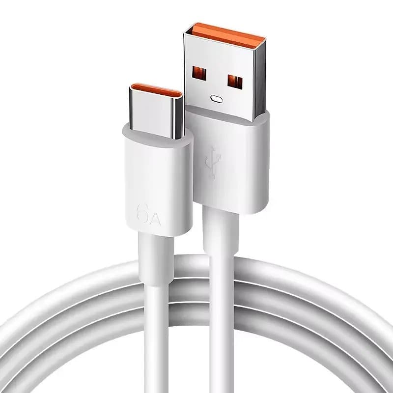 Cabo Carregador Tipo C Turbo - Alta Qualidade  Redmi Note 13 14 15 Poco C85 Poco X3 Pro Mi 11