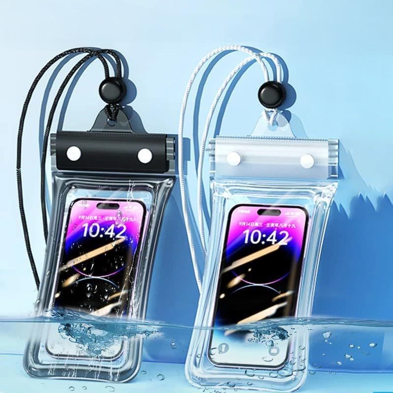 Capa Bolsa Impermeável Transparente - Universal Prova d'Água para Celular