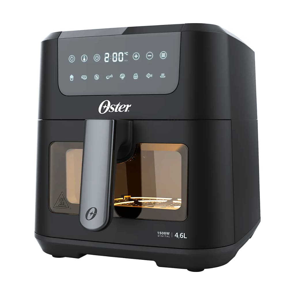 Fritadeira Air Fryer Digital com Visor Transparente Super Potente 110v ou 220v OSTER OFRT970