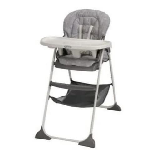 Cadeira de Alimentação Infantil Slim Snacker Cinza - Graco