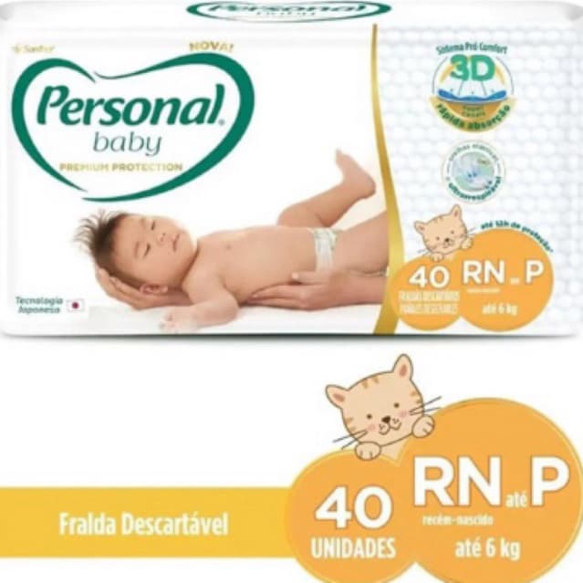 Fralda descartável Personal Baby Premium