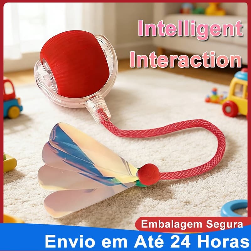 Bola Brinquedos Rolamento Automático Oferta especial Cauda USB Falso Recarregável Bola Inteligente Gato Interativo
