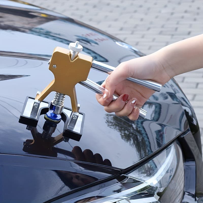 Ferramenta de Reparo de Amassados Carro - Sucção Sem Pintura, Kit Completo para Veículos