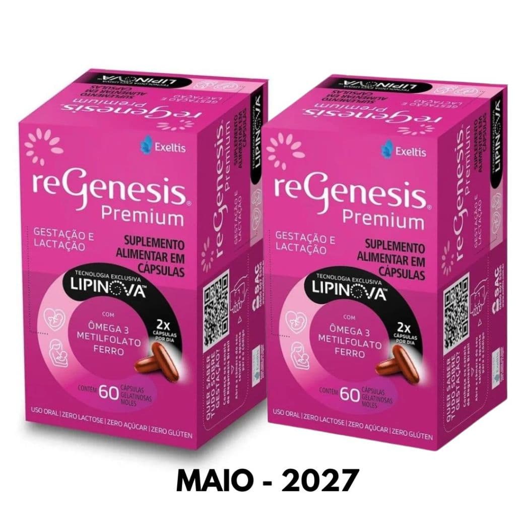 ReGenesis Premium Kit 2 Caixas De 60 Cápsulas Cada