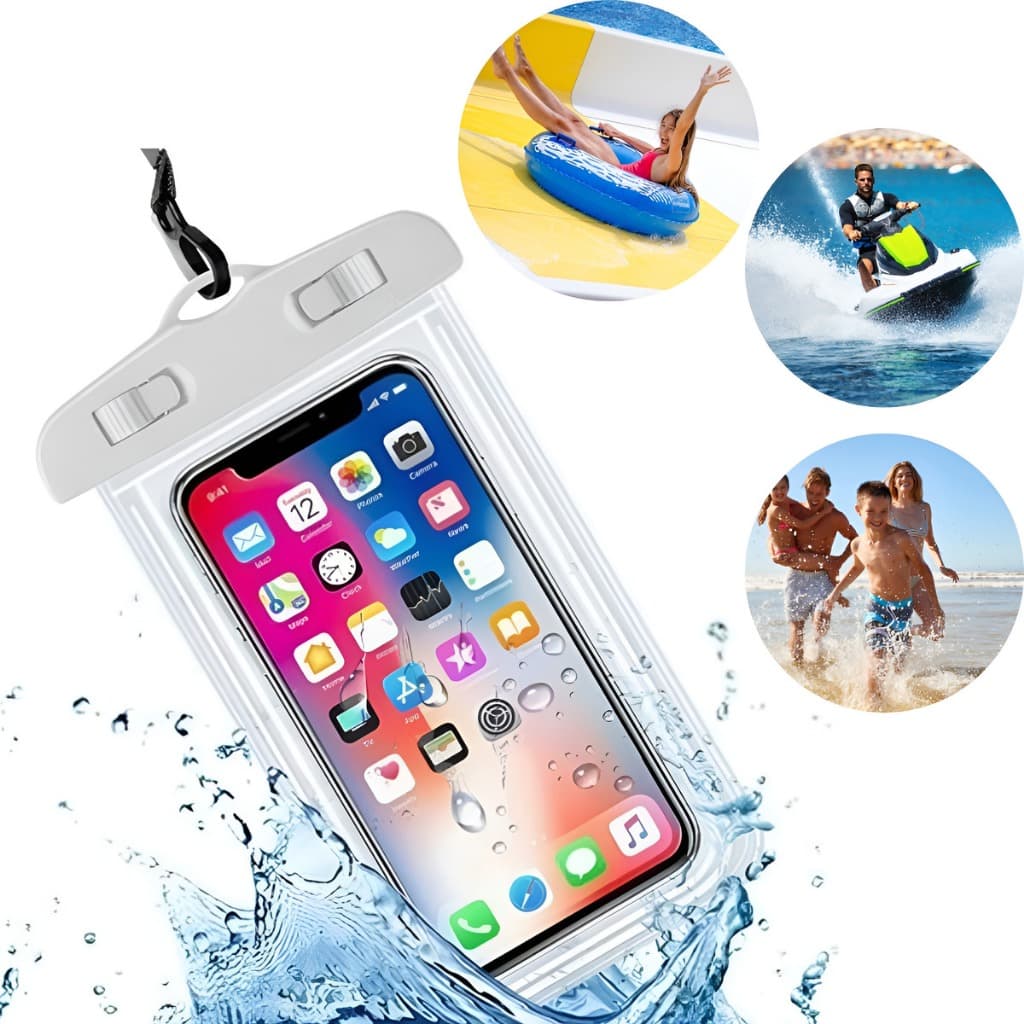 Capinha de Celular a Prova d'agua Parque aquático Capinha Case Prova D'água Celular Impermeável Transparente