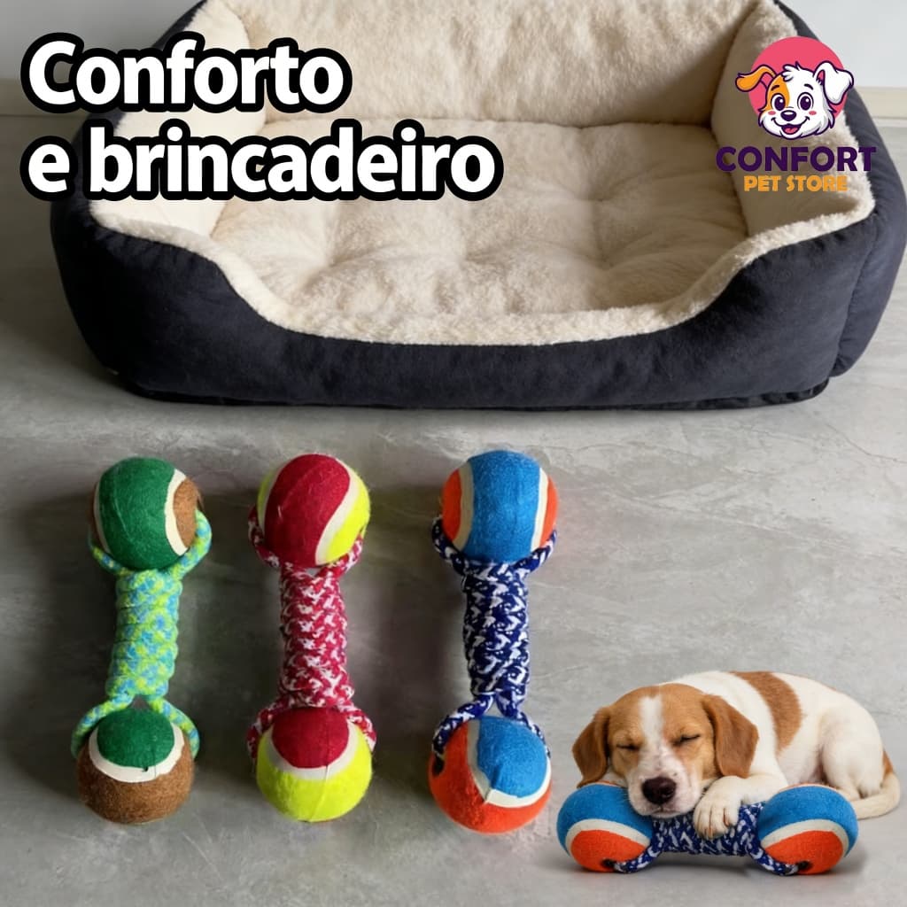 Brinquedos de mastigar para cães de pequeno a médio porte, ótimos para limpar os dentes, resistentes e duráveis