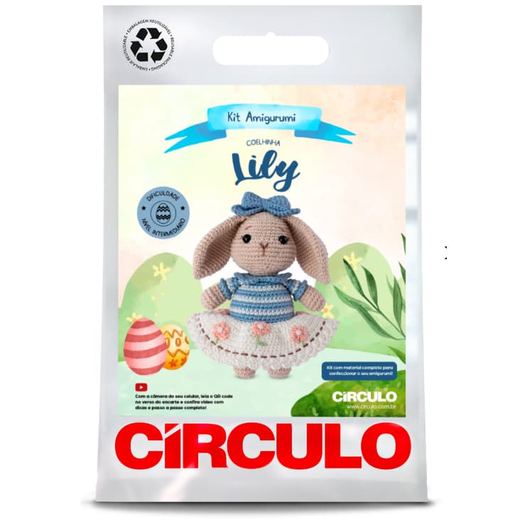Kit Amigurumi Páscoa Círculo 2026 - Crochê