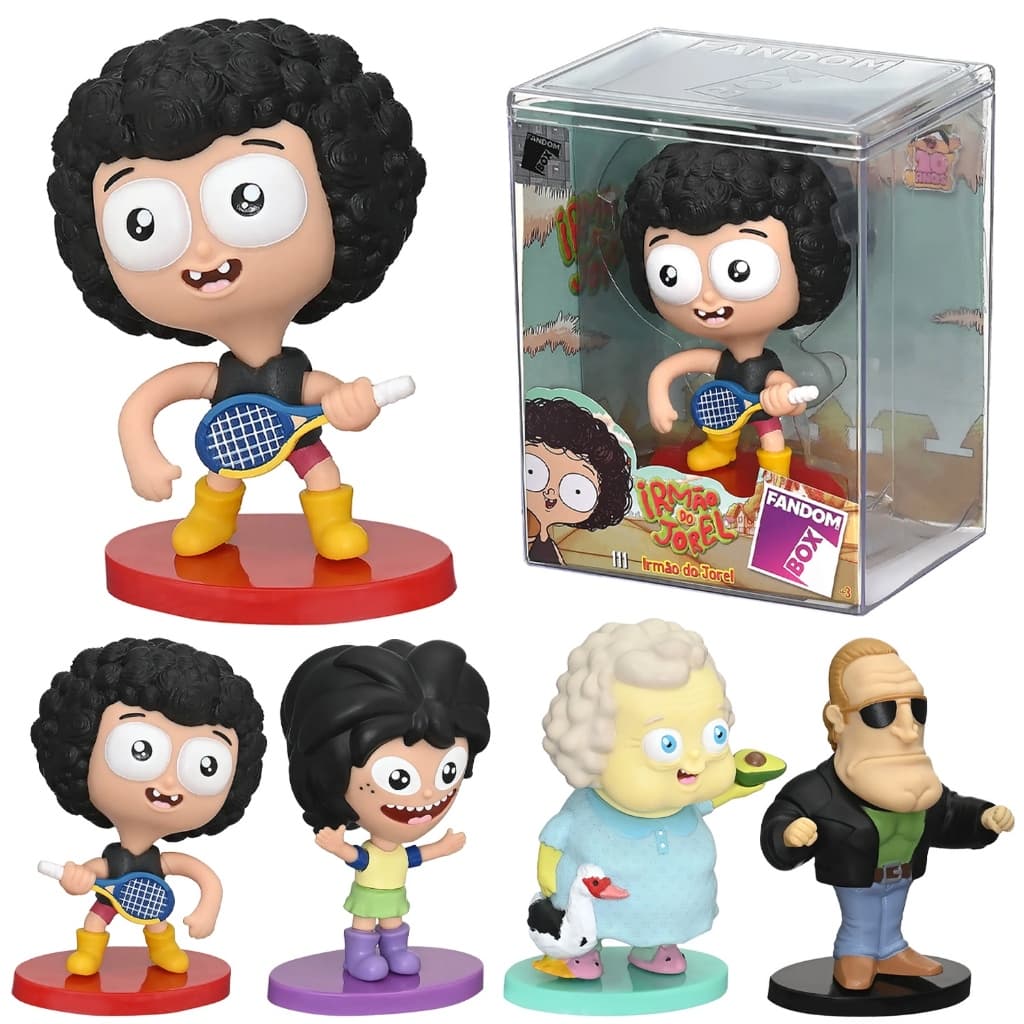 Fandom Box Bonecos Irmão Do Jorel Articulados 10 Cm Decorativo Original - Líder Brinquedos