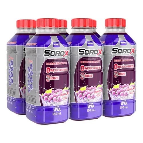Pack com 6 - Sorox Uva 550mL