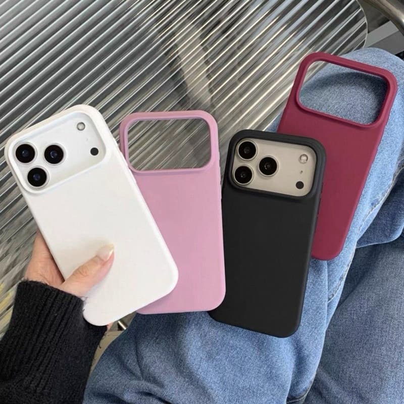 Capinha Case Silicone Aveludada Para iPhone 17/17Pro/17Promax Premium