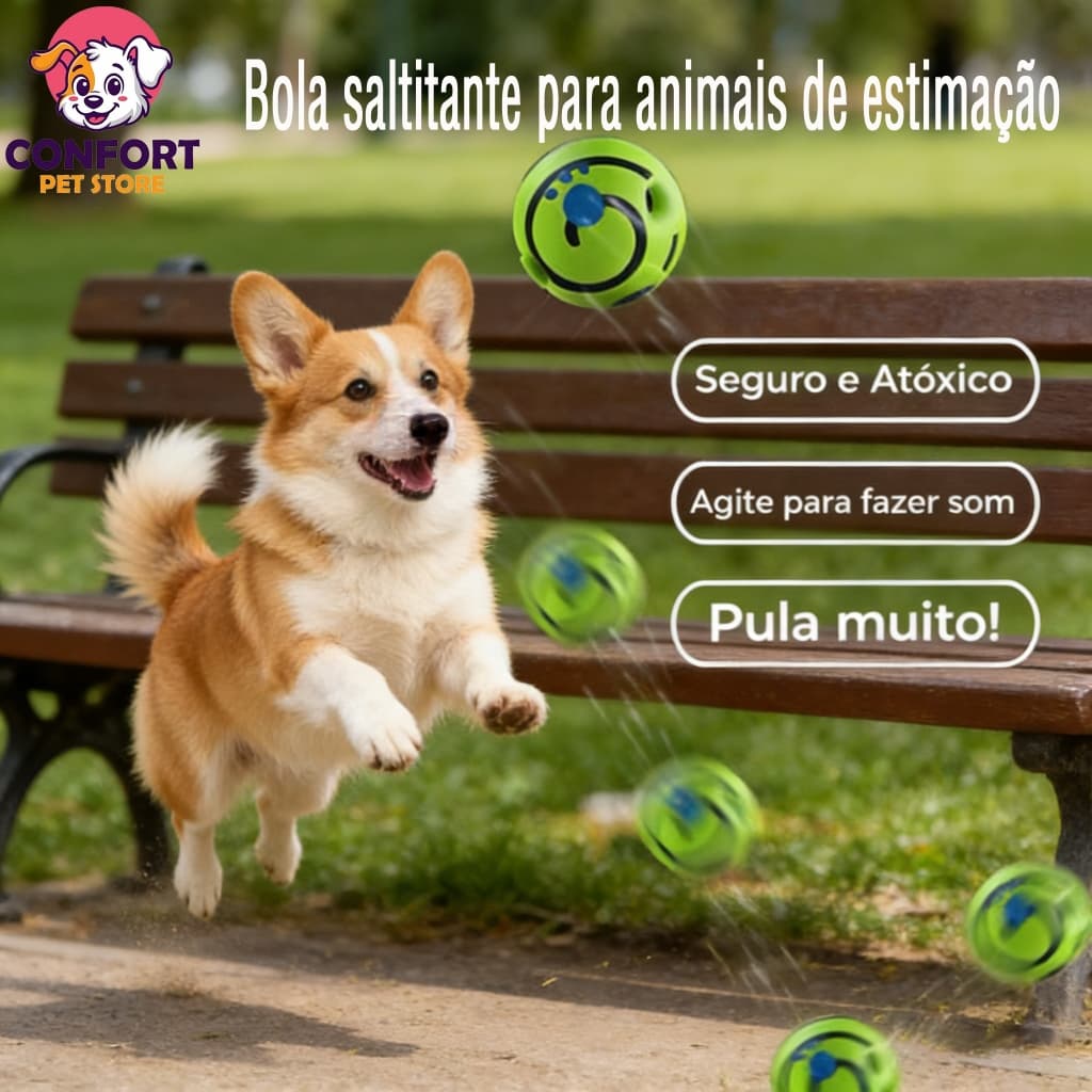 Brinquedos para cães, duráveis ​​e mastigáveis, que ajudam a limpar os dentes; bola para gatos que emite som ao rolar