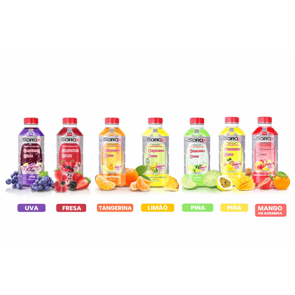 Sorox 500 ml Todos Sabores Reposição Hidrolitica