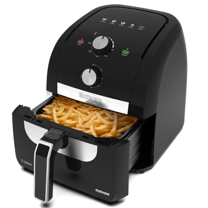 Fritadeira Airfryer Itatiaia 5 Litros 127V  Elétrica Sem Óleo, Rápida e Econômica