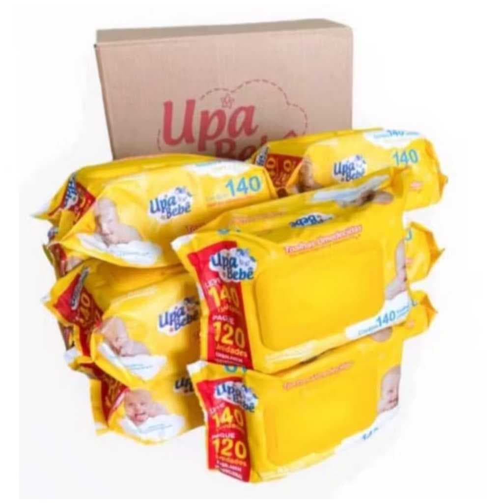 kit com 4 pacotes Lencinho Umedecido... Com 560 Unidades Toalhinhas umedecido Upa Bebe Barato