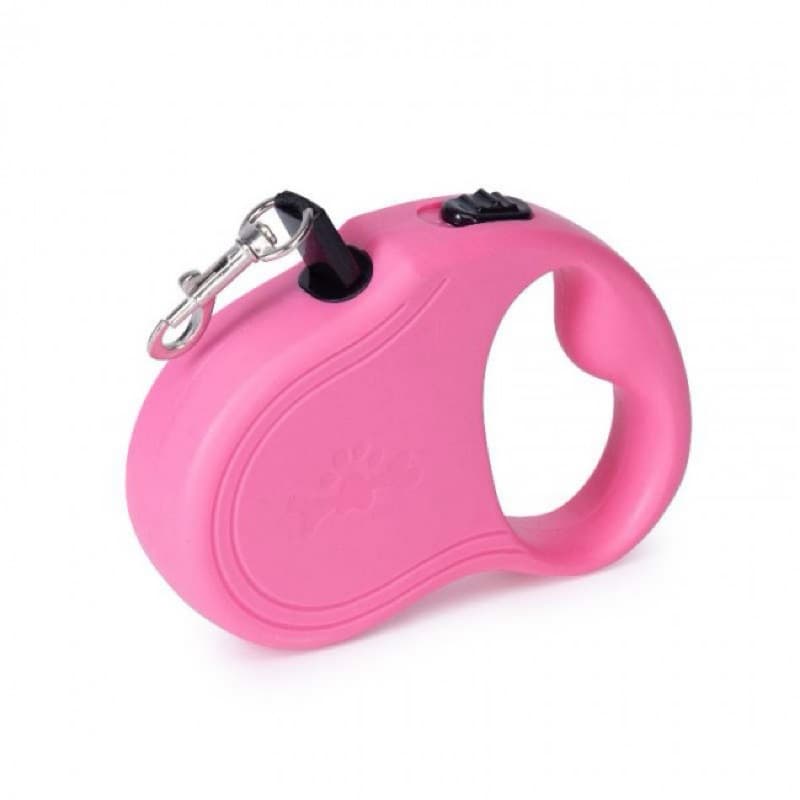 Guia Retrátil Pet Premium Automática Com Trava Segurança 3m até 10kg e 5m Para Cães Até 20kg - Napi Guia Retrátil Pet