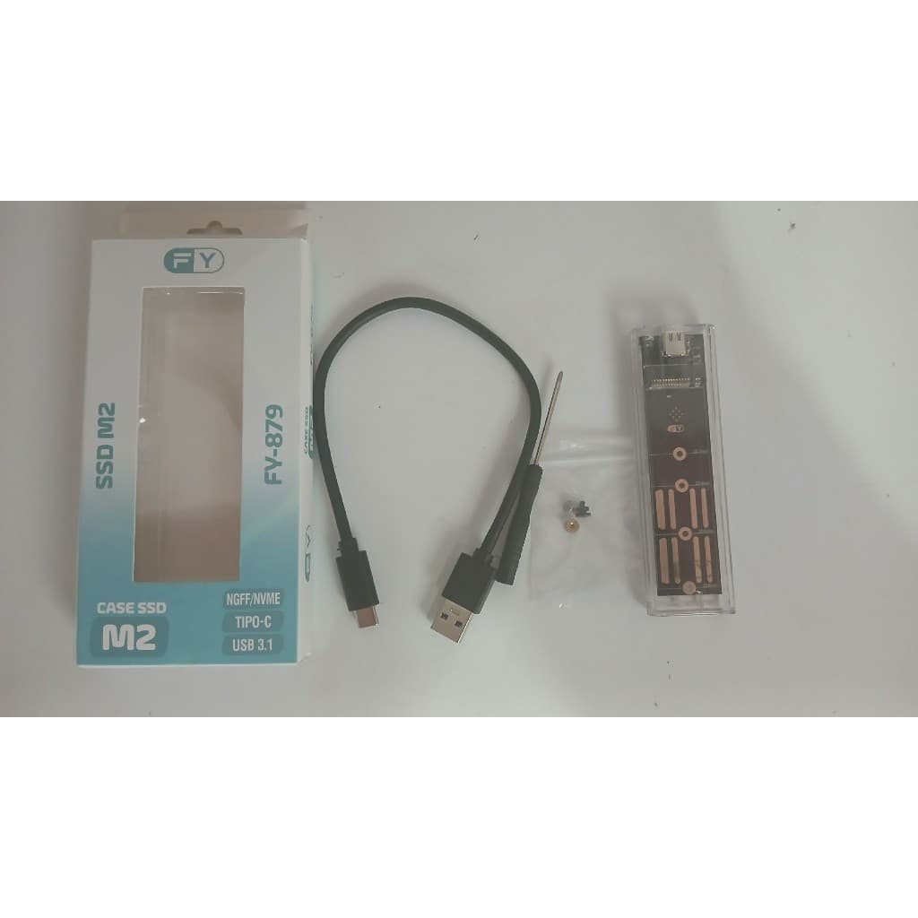 Adaptador Case SSD M2 Ngff Portátil USB Rápido Pcie Case Externo Cabo Usb 3.0