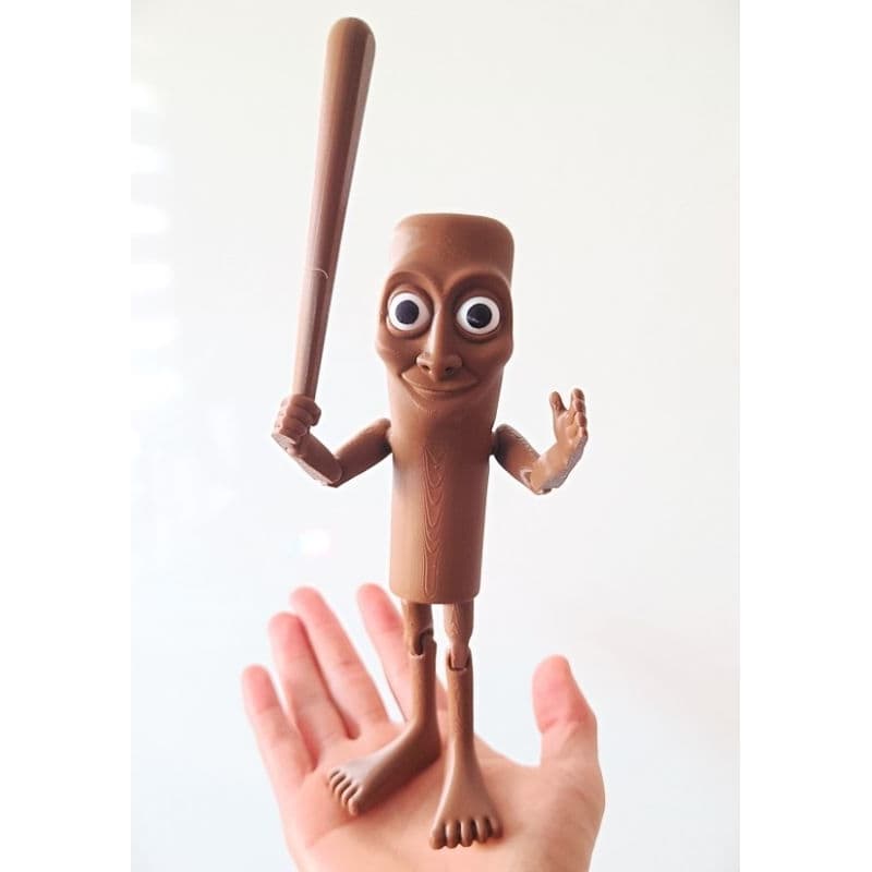 Boneco articulado tung tung sahur