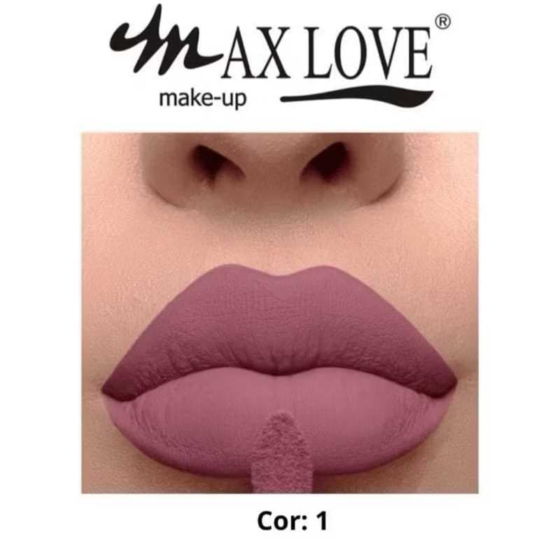 Max Love Batom 24 Horas Longa Duração Líquido Matte Cor (01 ao 07 ) e (313 AO 318)