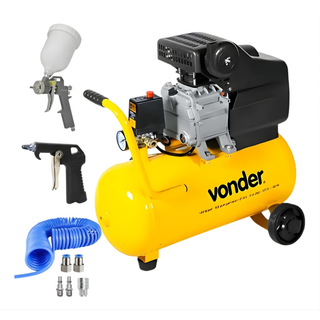 Kit Motocompressor De Ar Vonder Mcv216 21,6l 220v Completo