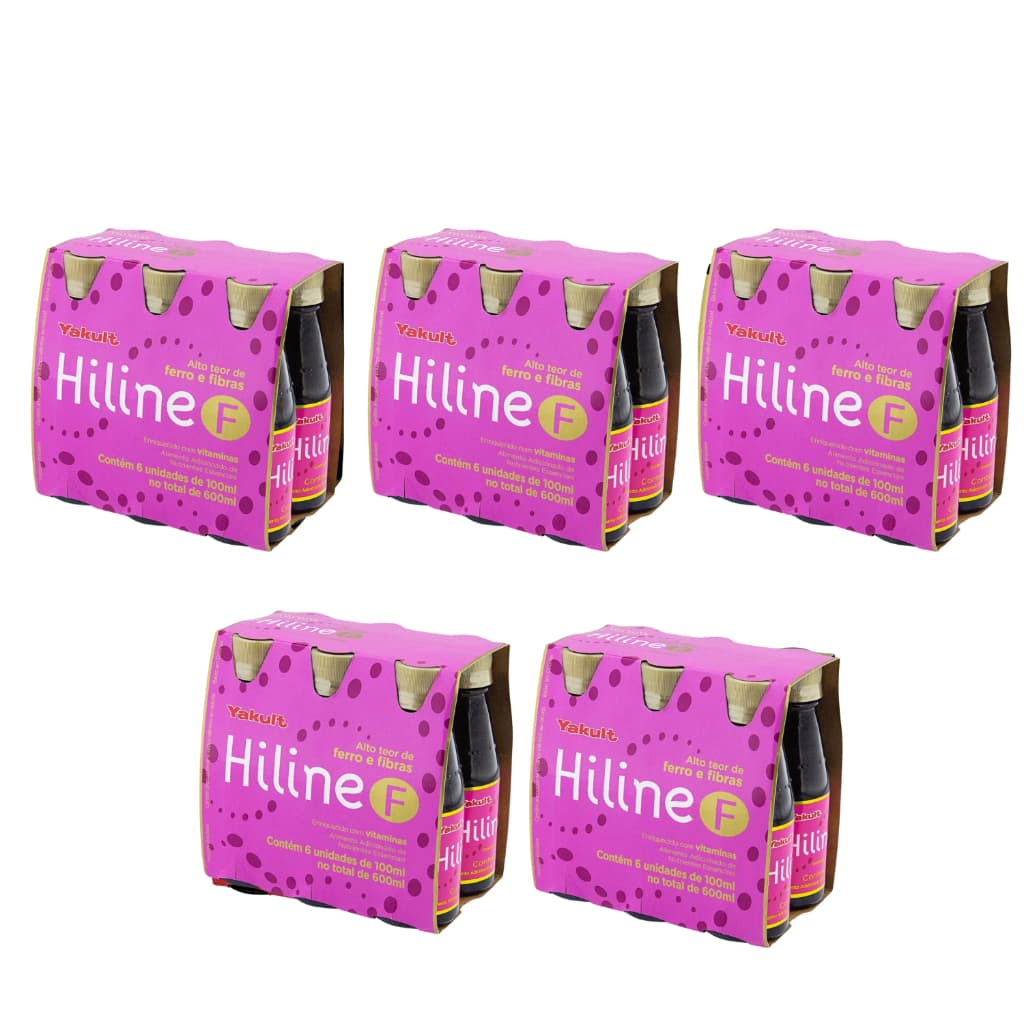 Kit com 30 Unidades Hiline Yakult Vitaminas 100ml -- Vitaminas, Mais Energia e Melhor Recuperação