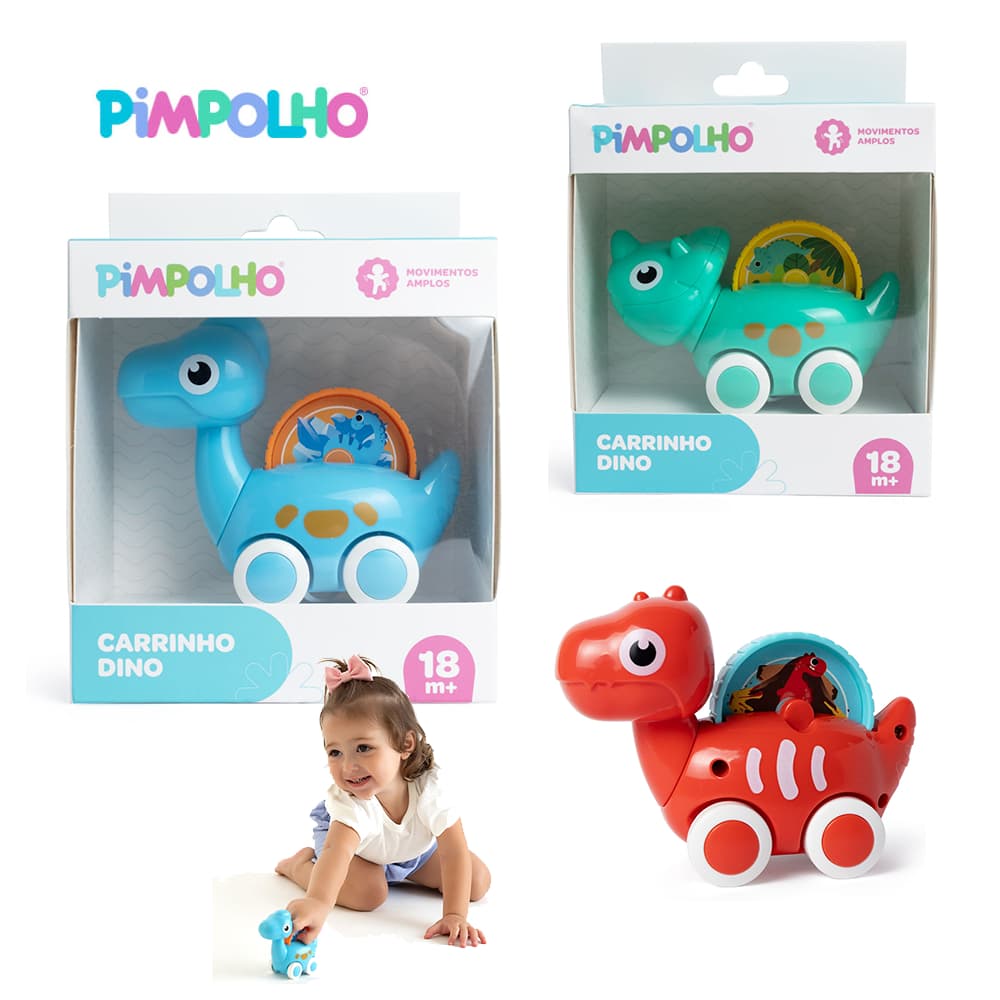 Carrinho Dinossauro do Bebê Pimpolho