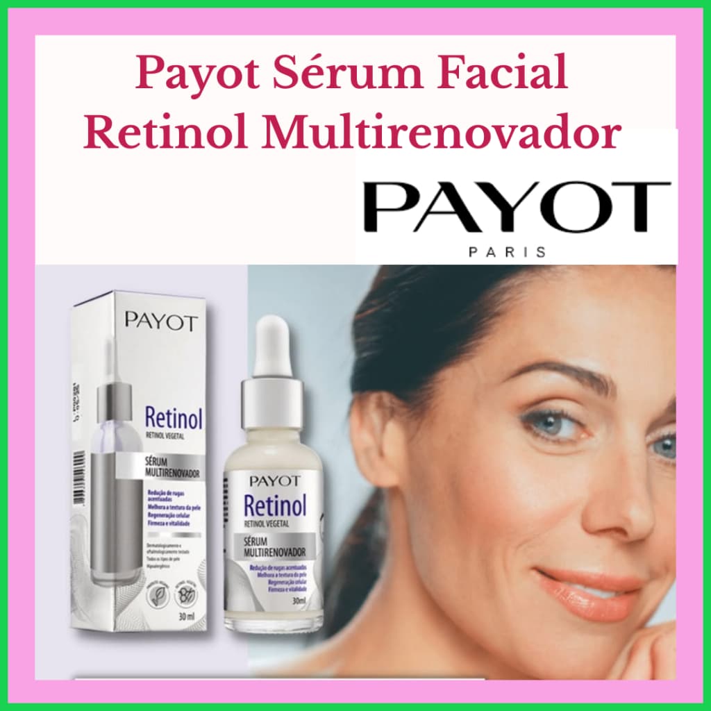 Payot Sérum Facial Retinol Multirenovador 30ml | Anti-Idade, Rugas, Firmeza & Renovação