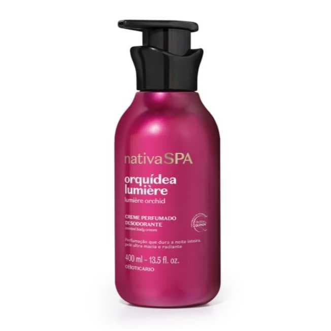 Loção Hidratante Corporal nativaSPA Orquídea Lumière 400ml - Refil 350ml - Óleo Corporal 200ml