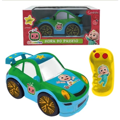 Carrinho Controle Remoto Cocomelon 3 Funções Hora Do Passeio - Candide