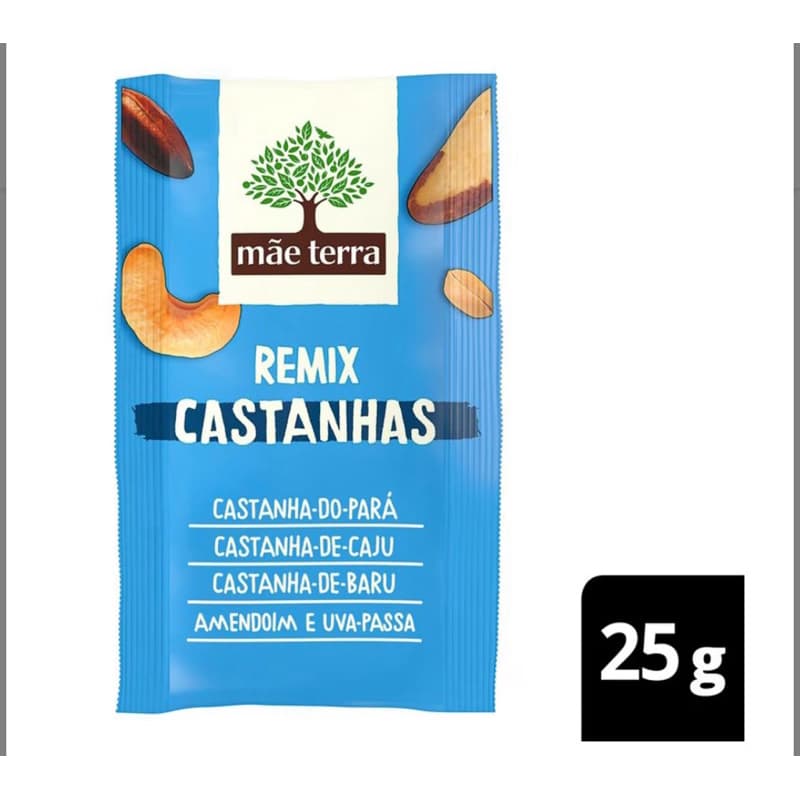 Kit 3 Snack Saudável de Castanhas Mãe Terra 25g
