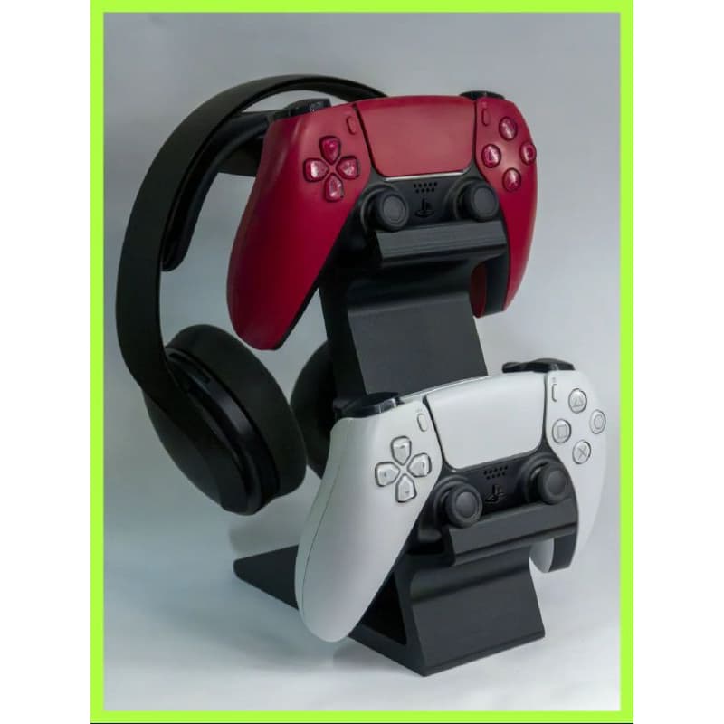 Melhor Suporte de Controle e Fone Design Moderno para Vídeogame PS4 PS5 Xbox e Pc