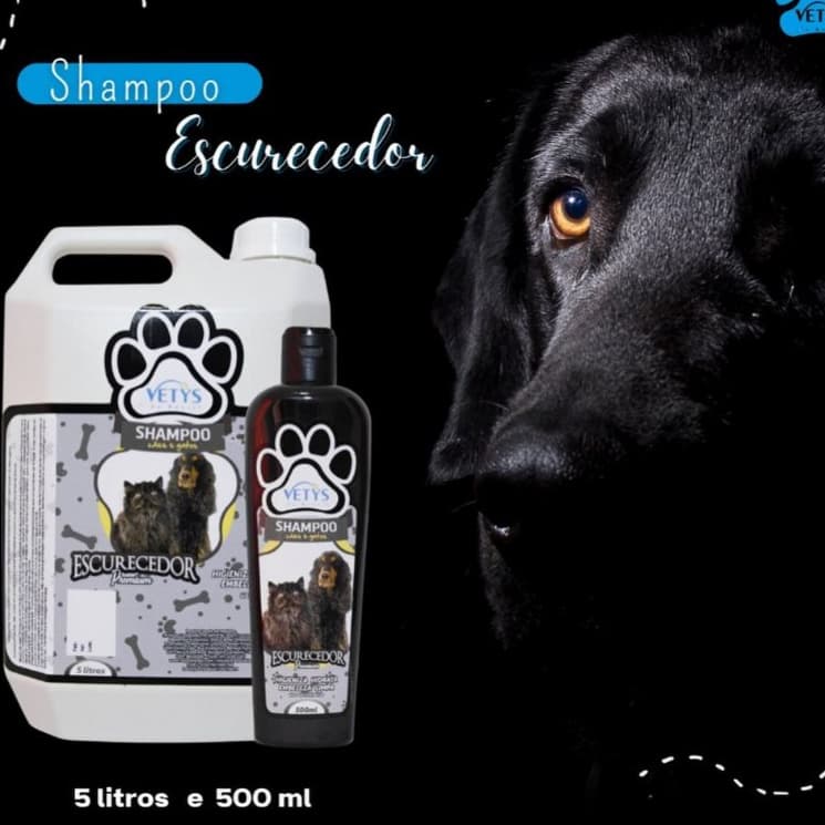 Shampoo Pet Pelos Escuros Vetys do Brasil 5L (para cães e gatos)