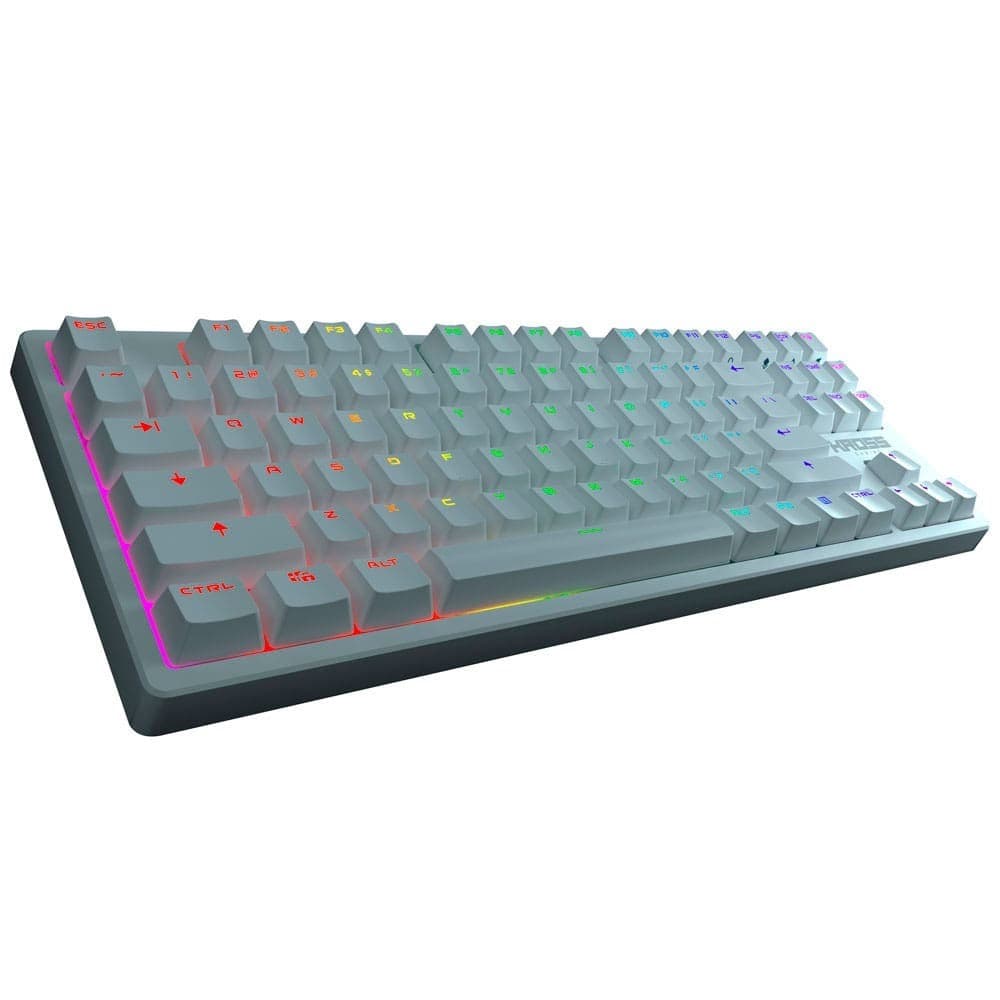 Teclado Com Fio Gamer Kross Strafing Usb Mecânico Ke-kg130 Branco